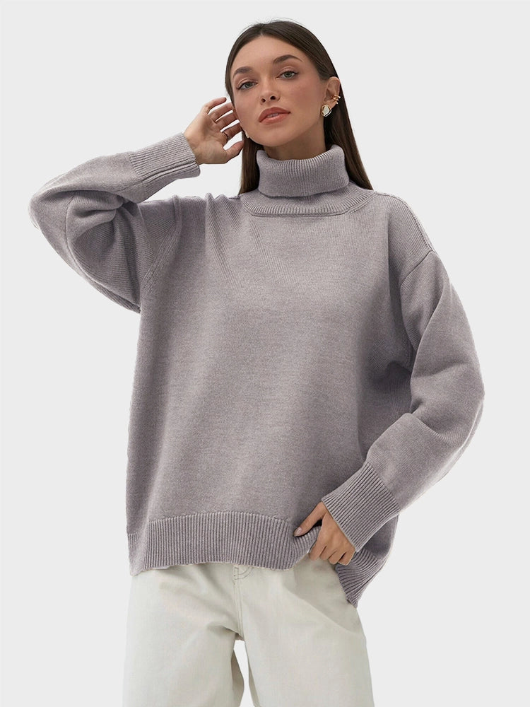 Women's  Turtleneck Oversized  Sweaters