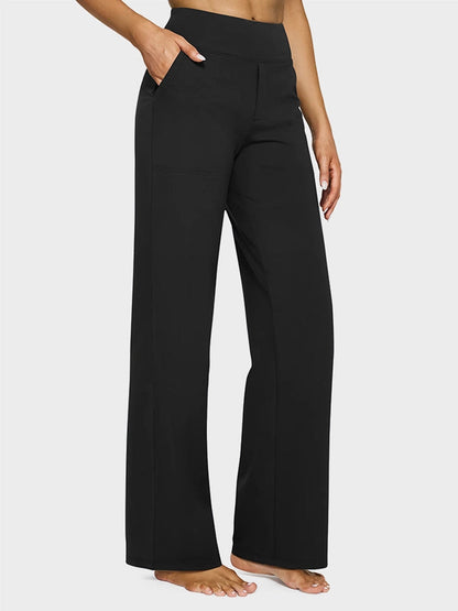 Loose High-Waist Business Casual Pants