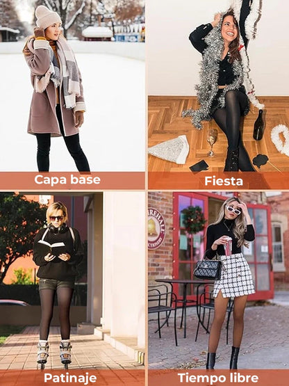 Pantimedias MAGIC efecto pierna al desnudo con forro polar