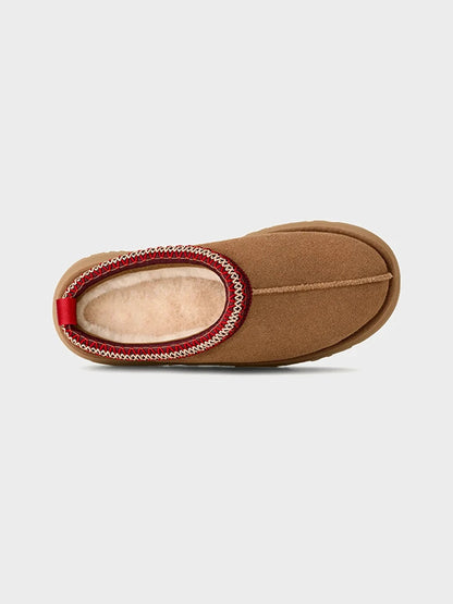 Women's Braided Leather Outdoor Suede Slippers