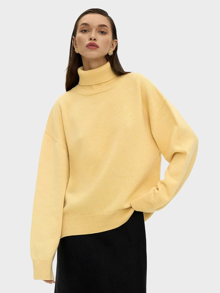 Women's  Turtleneck Oversized  Sweaters