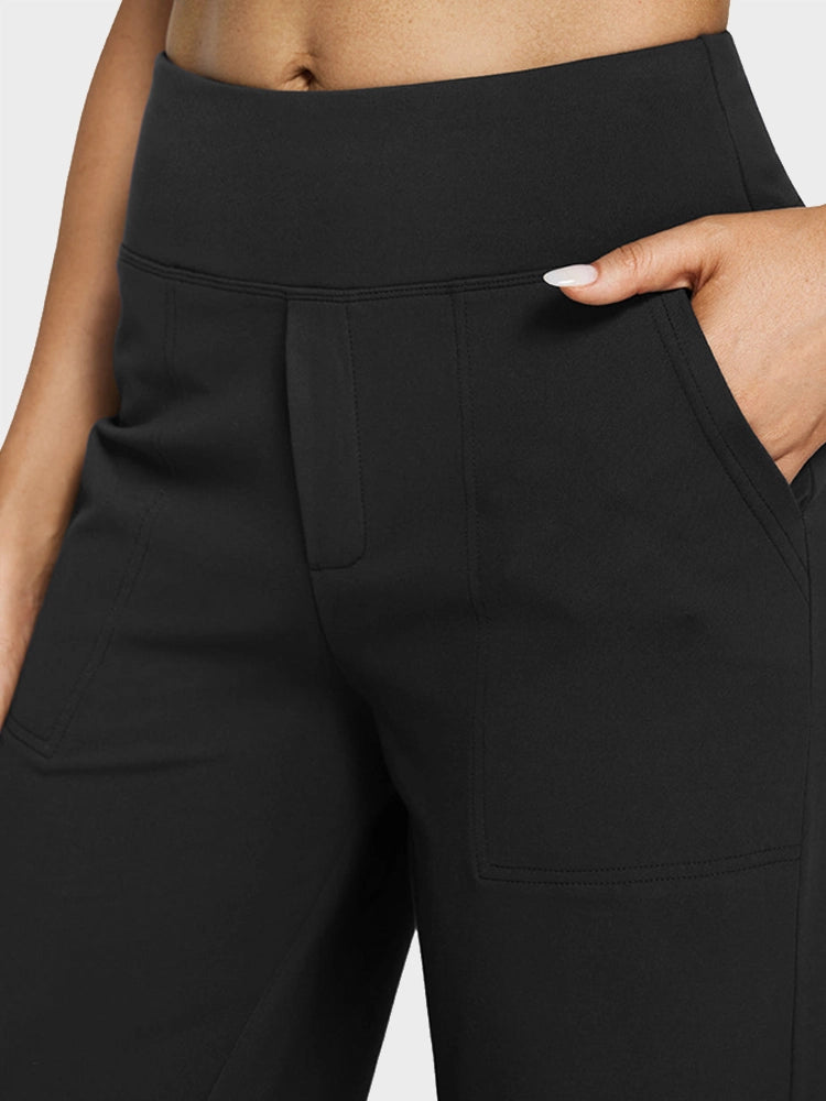 Loose High-Waist Business Casual Pants