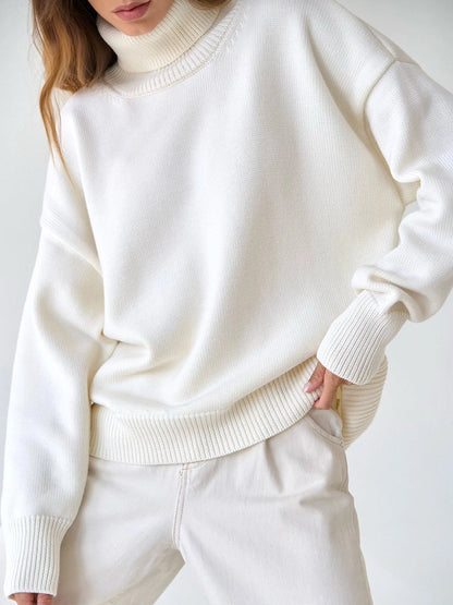 Women's  Turtleneck Oversized  Sweaters