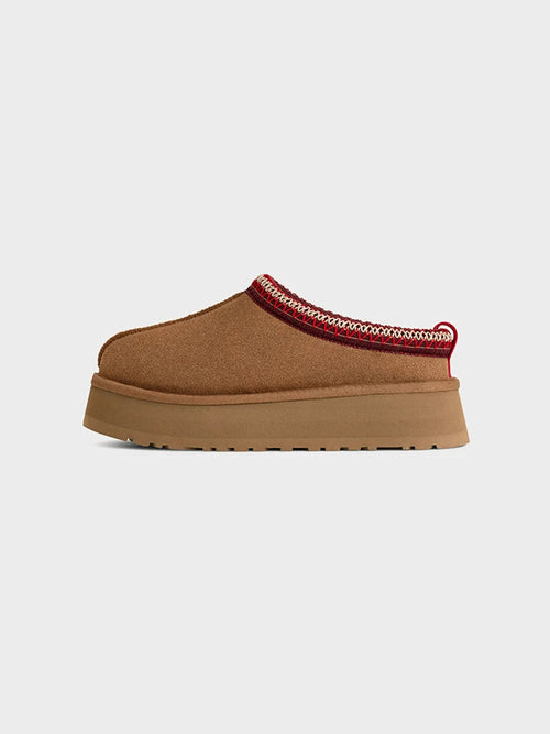 Women's Braided Leather Outdoor Suede Slippers