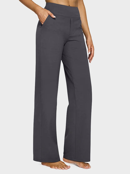 Loose High-Waist Business Casual Pants